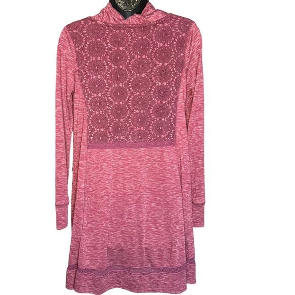 Anthropologie Saturday Sunday Purple Cowl Neck Swing Dress Size S - Picture 6 of 10